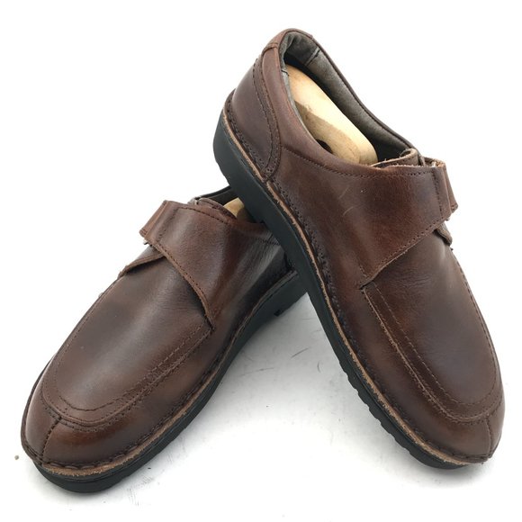 Naot Brown Leather Comfort Shoes Hook & Loop Strap Women’s Size 6 US / 37 EU - Picture 6 of 8